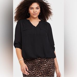 Torrid Black Harper Top